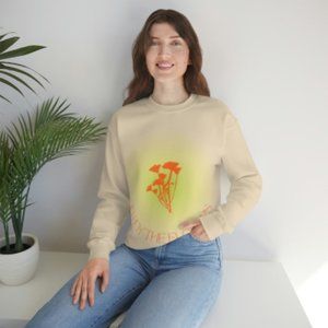 ENJOY THE FLOWERS crewneck
